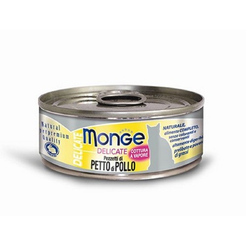 MONGE Delicate 雞肉系列 - 純鮮雞肉貓罐頭