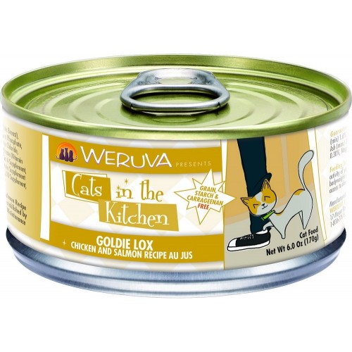 WERUVA 廚房系列 雞肉三文魚 (金色)貓罐頭