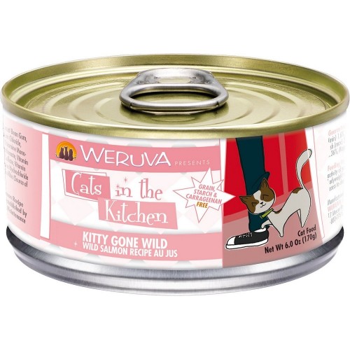 WERUVA 廚房系列 野生三文魚 (粉紅色)貓罐頭