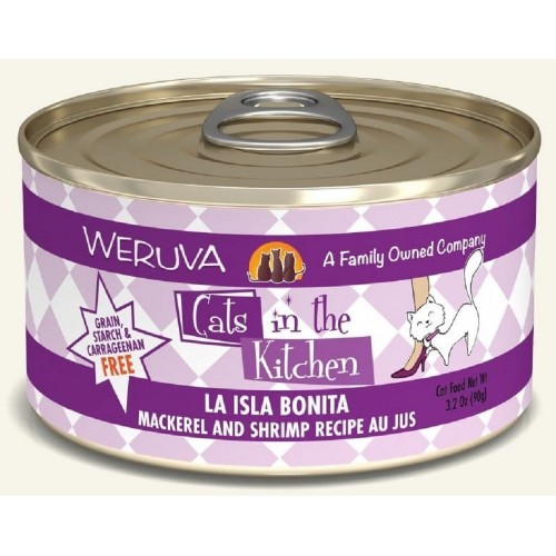 WERUVA 廚房系列 鯖魚蝦 (紫色)貓罐頭