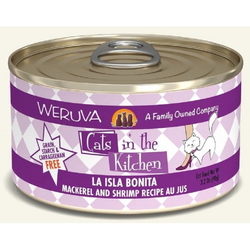 WERUVA 廚房系列 鯖魚蝦 (紫色)貓罐頭