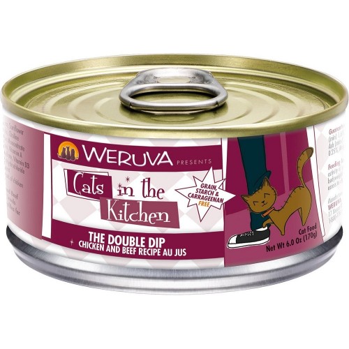 WERUVA 廚房系列 雞肉牛肉 (深紅色)貓罐頭
