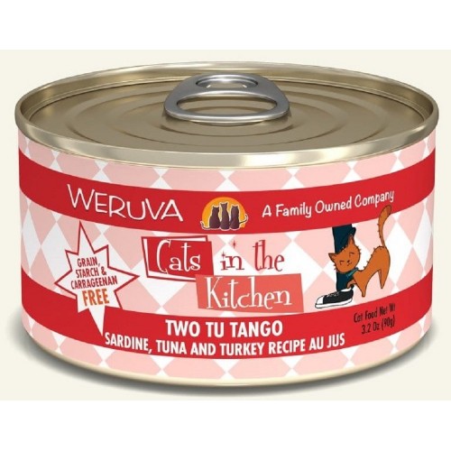 WERUVA 廚房系列 沙甸魚吞拿魚 (紅色)貓罐頭