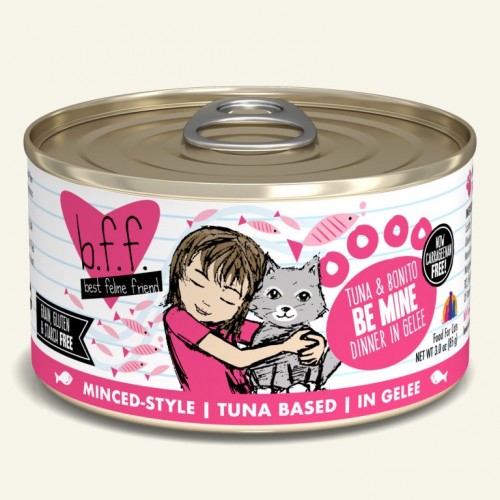 B.F.F. 吞拿魚+鏗魚(粉紅色)貓罐頭