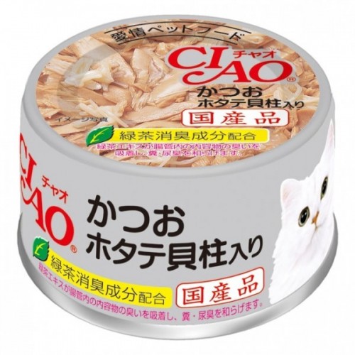 CIAO 鰹魚+帶子貓罐頭