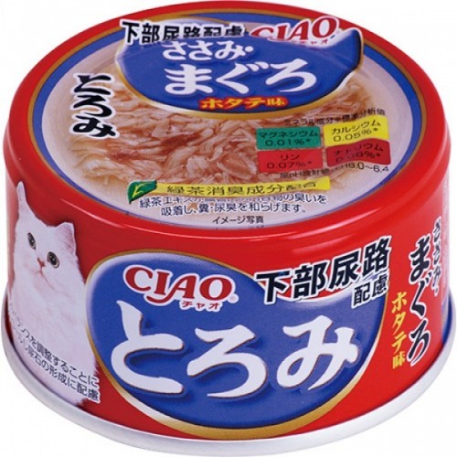 CIAO 濃湯 雞肉+吞拿魚(防尿石)貓罐頭