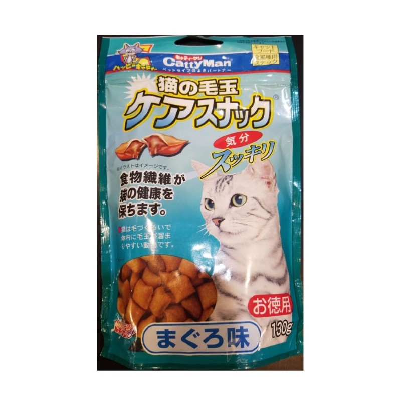 CATTYMAN 吐毛麥芽夾心酥金槍魚味貓小食 (藍色) 130g