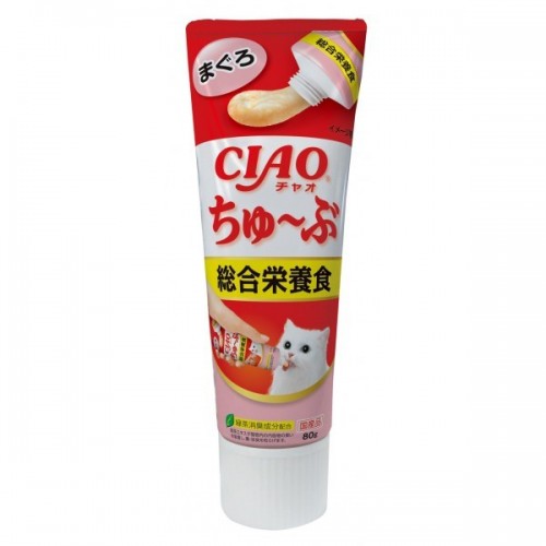 CIAO 吞拿魚醬綜合營養食 牙膏裝貓小食