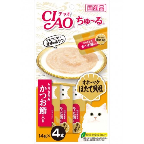CIAO Churu 帶子 雞肉+鰹魚醬貓小食