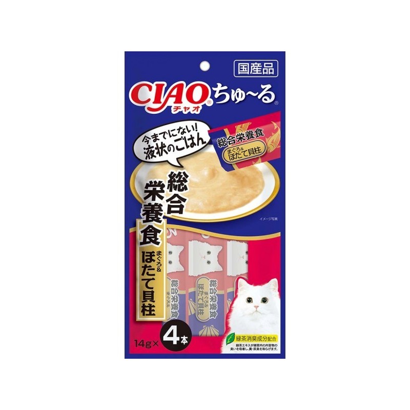 CIAO Churu 吞拿魚+帶子醬(綜合營養食)貓小食