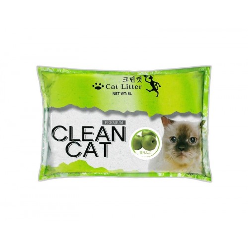 CLEAN CAT 韓國圓粒青蘋果味 礦物貓砂 5公升/L