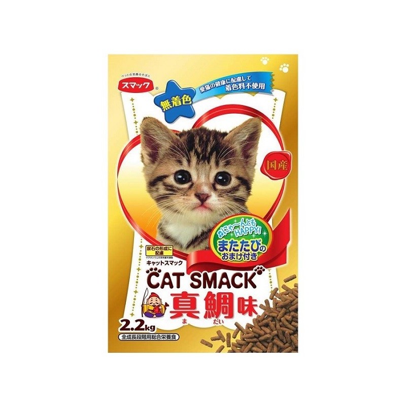日の味 CAT SMACK 真鯛魚味 泌尿護理乾貓糧