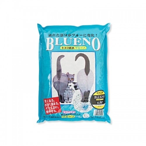 BLUENO 藍色 紙製凝固貓砂 6.8L
