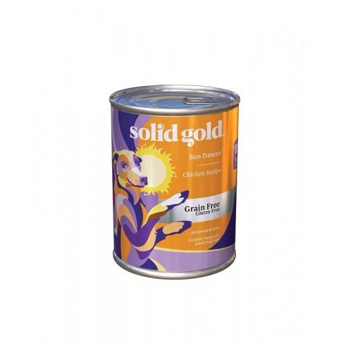 SOLID GOLD 素力高 無穀物(低卡)雞肉狗罐頭 13.2oz