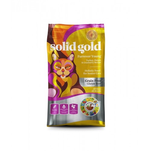 SOLID GOLD 素力高 無穀物優質養生(年長)乾貓糧 6Lb