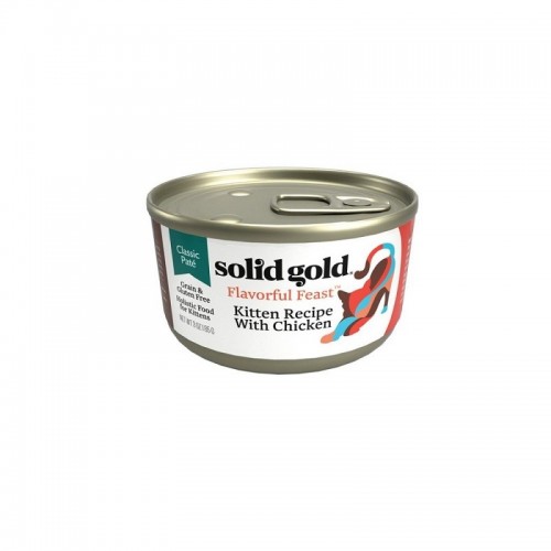 SOLID GOLD 素力高 無穀物(幼貓雞肉)貓罐頭 3oz