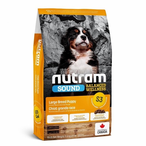 NUTRAM Sound S3 大型幼犬糧 11.4 Kg