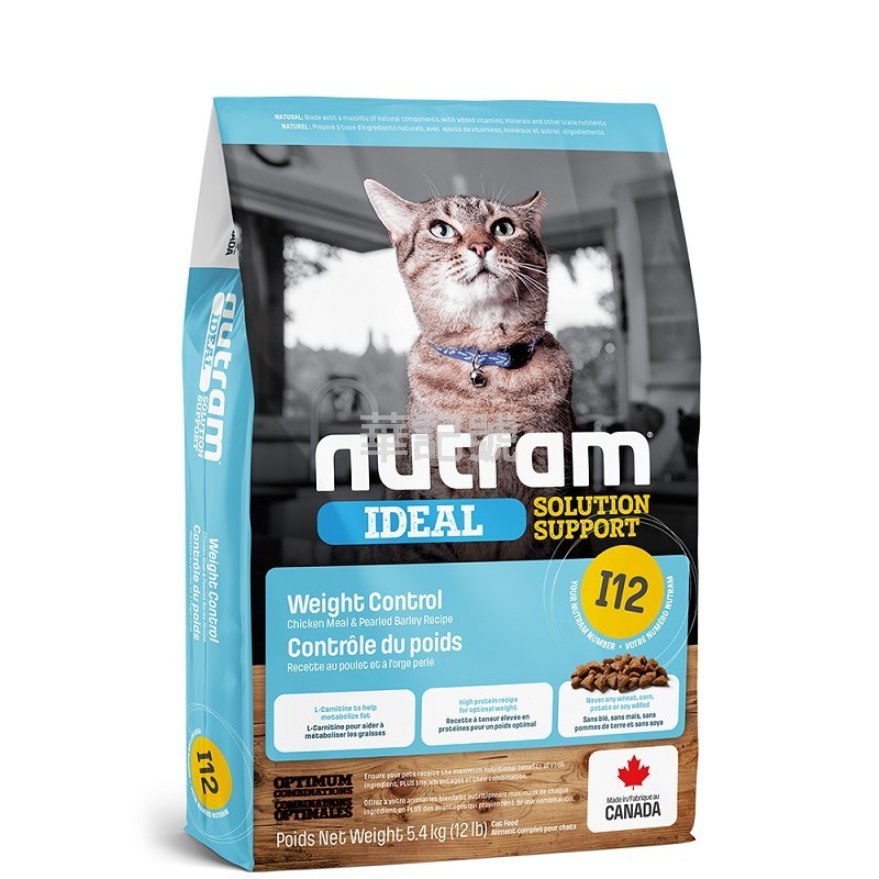 NUTRAM - IDEAL I12 控制體重貓糧