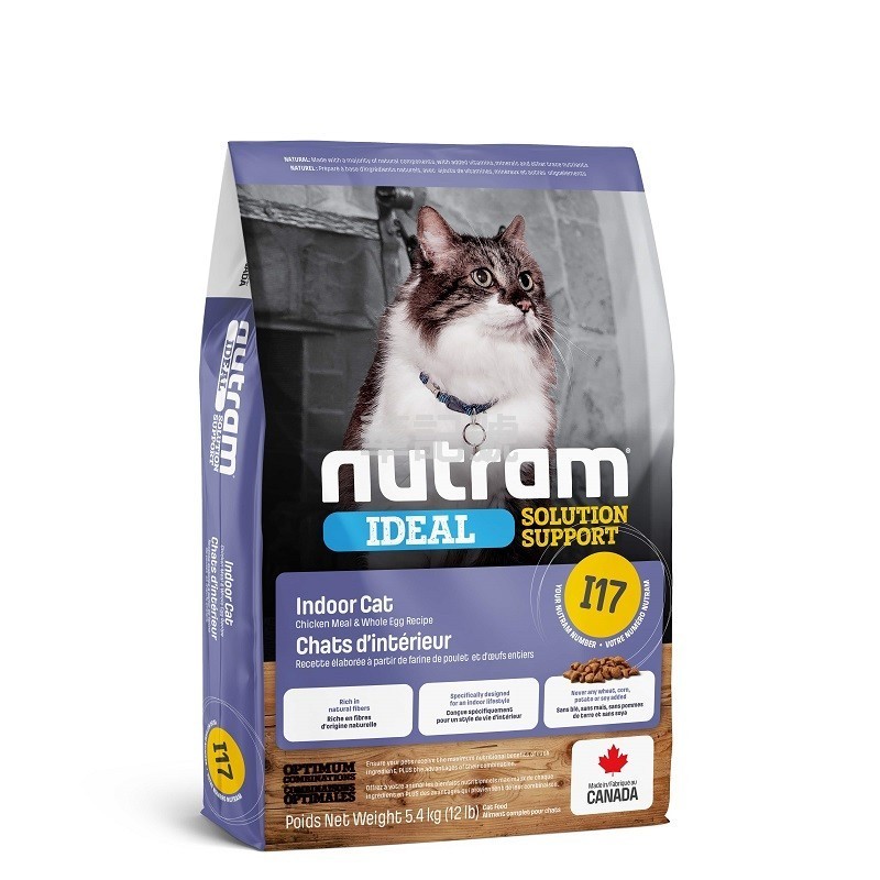 NUTRAM - IDEAL I17 室內控制掉毛貓糧