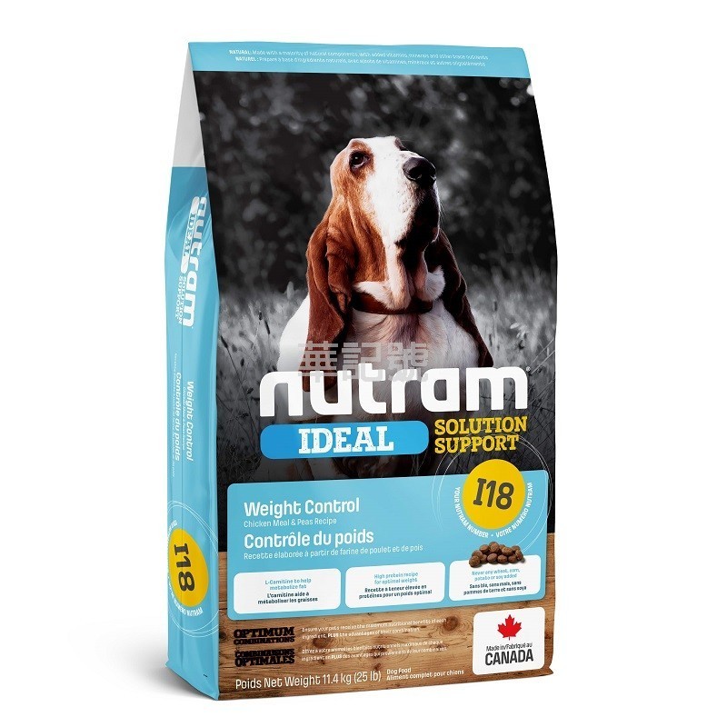 NUTRAM - IDEAL I18 控制體重狗糧