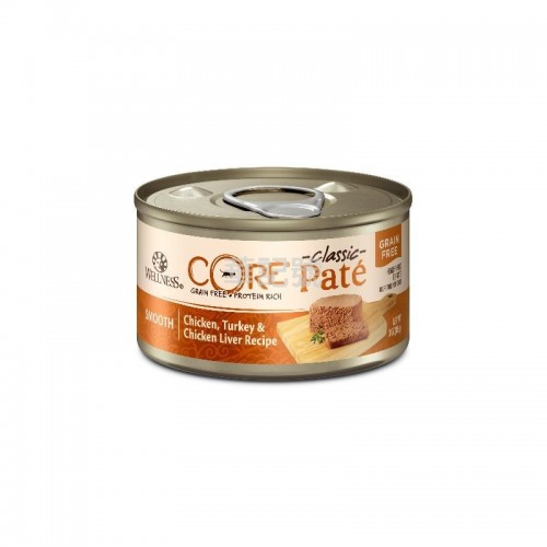 WELLNESS Core Pâté 肉醬 無穀物 雞肉火雞雞肝貓罐頭 156 G