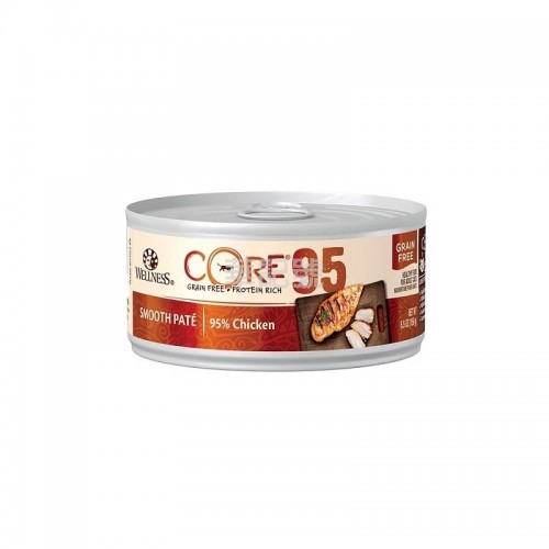 WELLNESS Core 95% 無穀物純鮮雞肉貓罐頭 156 G