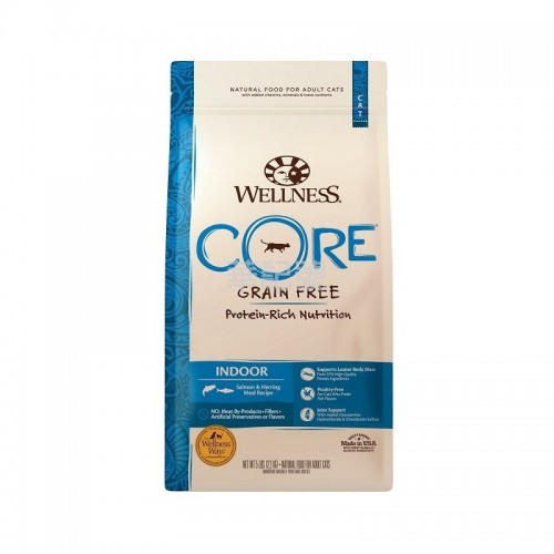 Wellness Core 無穀物 室內貓海洋魚配方乾貓糧 5 Lb/11 Lb