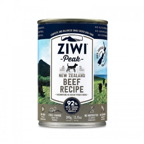 ZIWI PEAK 鮮肉狗罐頭系列 牛肉配方 390G