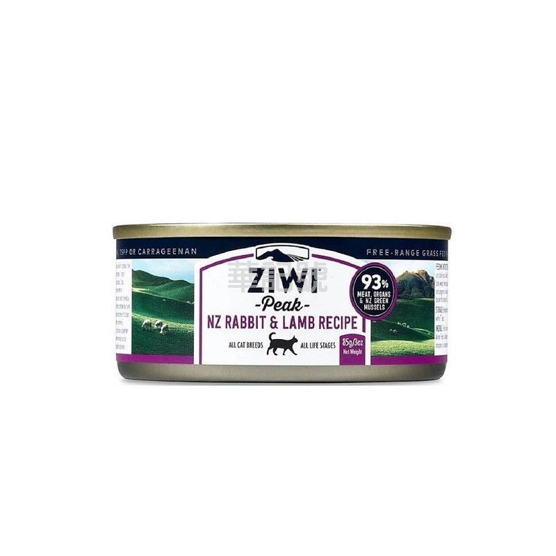 ZIWI PEAK 鮮肉貓罐頭系列 兔肉及羊肉配方 85G / 185G