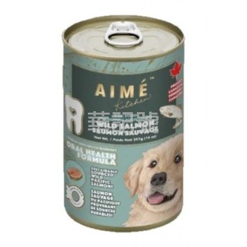 Aimé Kitchen 全犬鮮肉主食狗罐 -口腔強健配方 野生三文魚