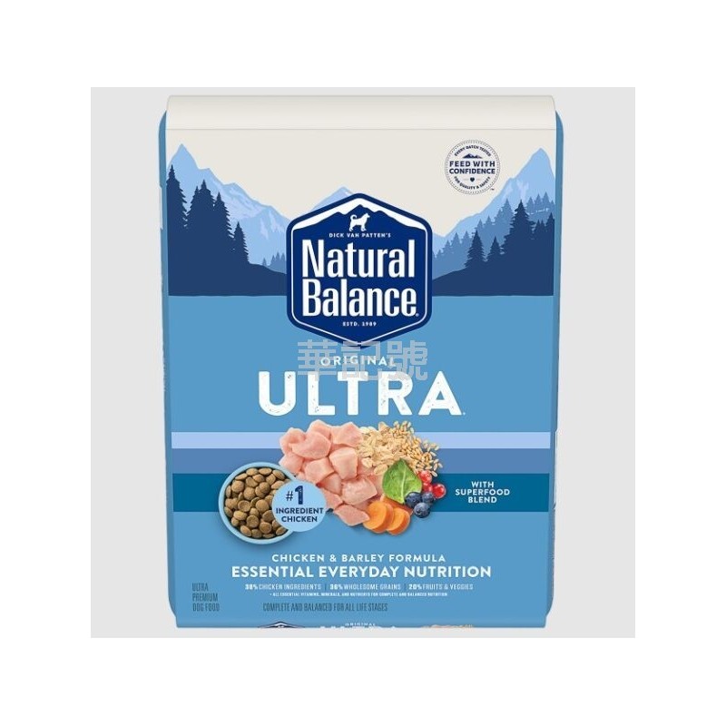 Natural Balance雪山牌 ULTRA滋味系 極上雞肉全犬糧 4LB